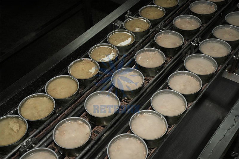 Zhejiang Retronx Foodstuffは、缶詰のマグロの貯蔵寿命を示しています